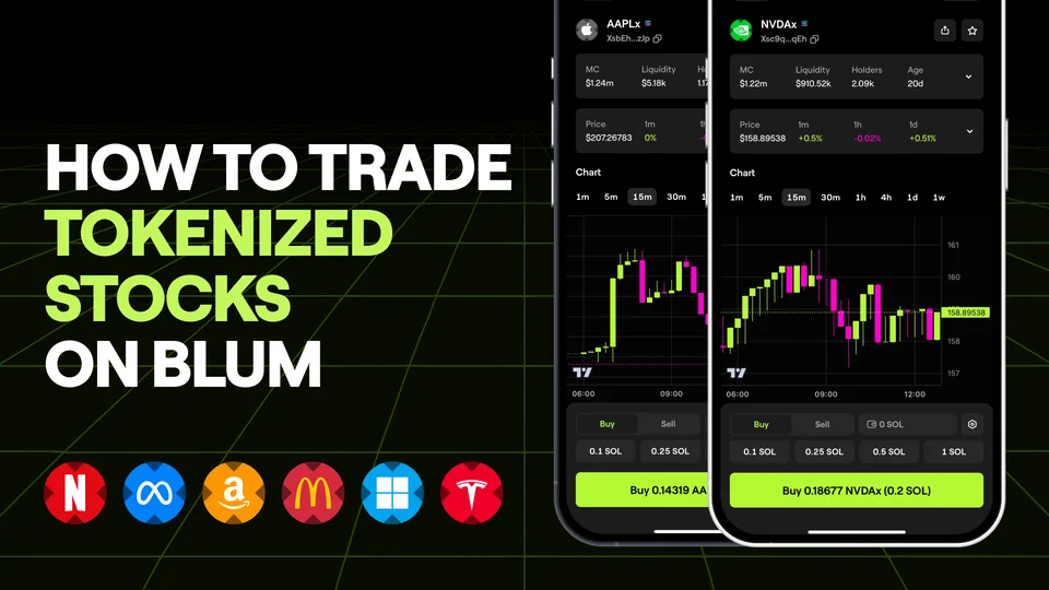 xStocks Are Now on Blum – Trade Apple, Tesla & More Inside Telegram