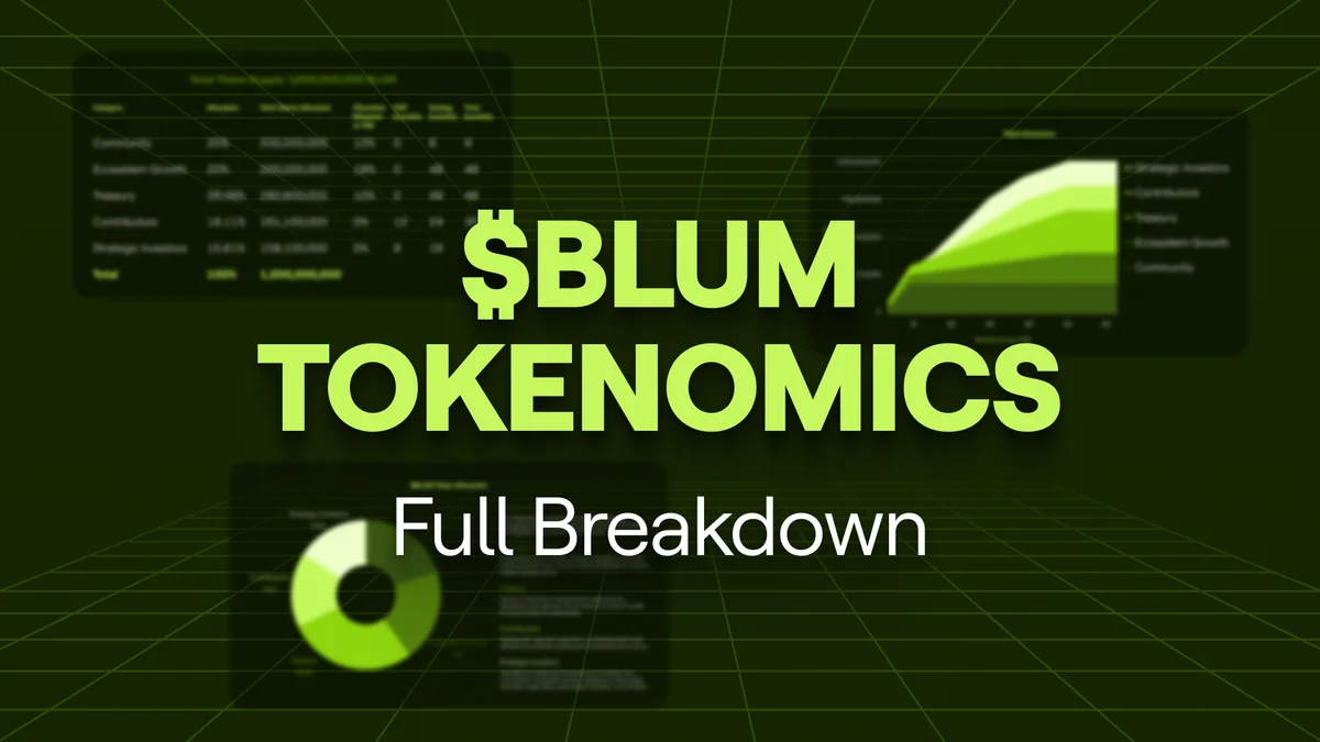 Blum Tokenomics