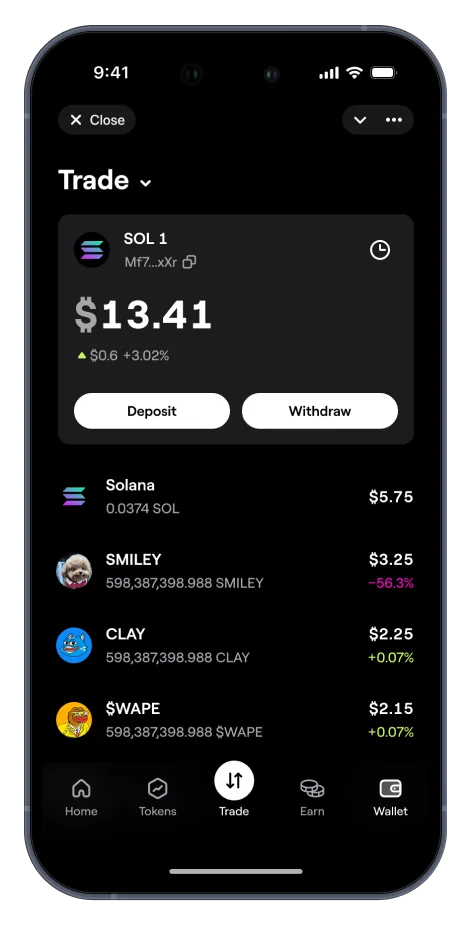 Интерфейс Trading Terminal